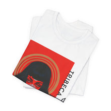 Load image into Gallery viewer, Graphic Tee — Red Portrait 'Tribeca Salon' Art Shirt
