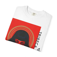 Load image into Gallery viewer, Salon Portrait T‑Shirt — 'Tribeca Salon' Red Graphic Tee
