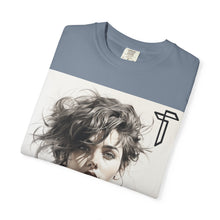 Load image into Gallery viewer, Portrait Photo Tee — Moody Artistic Woman Print T-Shirt
